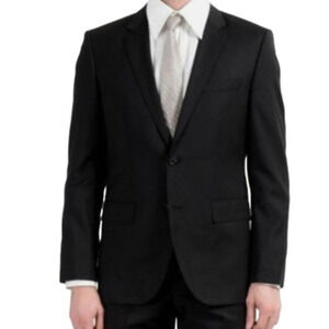 BOSS Hugo Boss Jam 75/Sharp 3 Men’s Black Wool Suit Jacket 40R